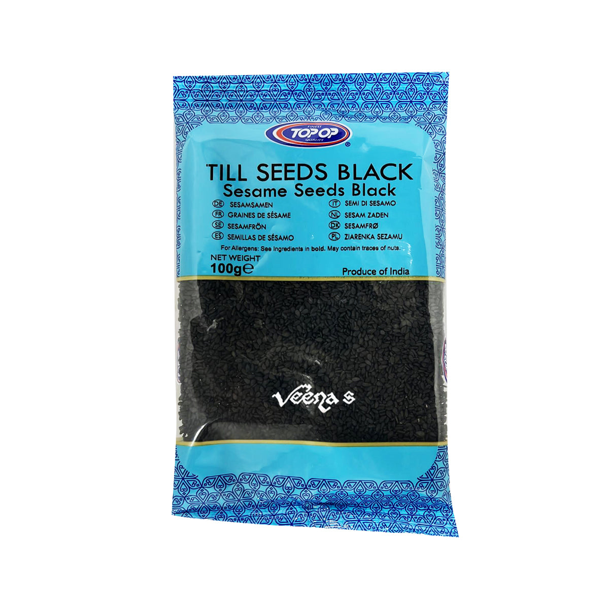 Buy Top Op Till Seeds Black 100g at Veenas.com - Online Indian Grocery Store UK