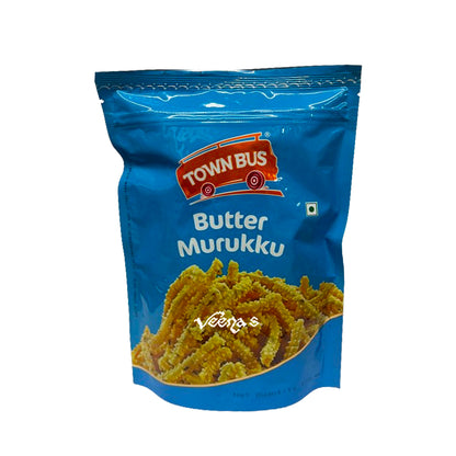 Buy Town Bus Butter Murukku 170g at Veenas.com - Online Indian Grocery Store UK