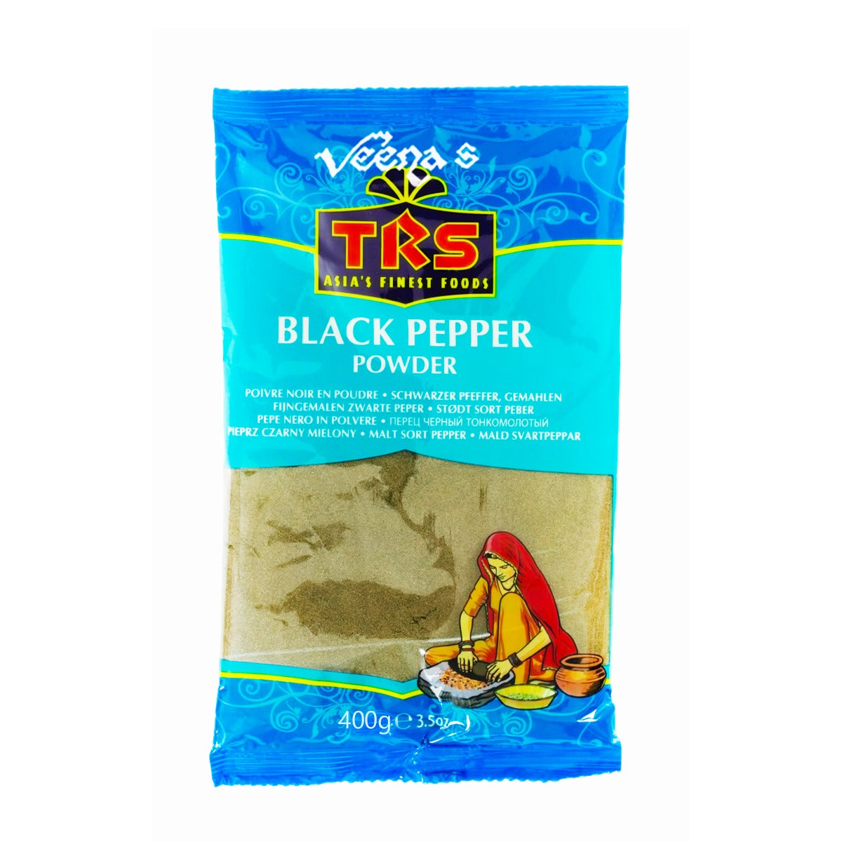 Buy TRS Black Pepper Powder 400g at Veenas.com - Online Indian Grocery Store UK