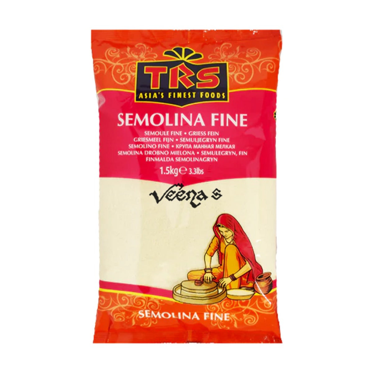 Buy TRS Fine Semolina 1.5kg at Veenas.com - Online Indian Grocery Store UK