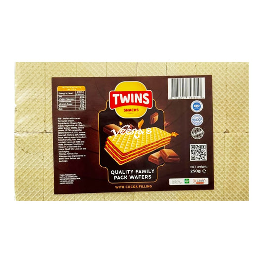 Twins Family Pack Wafers with Cocoa Filling 250g