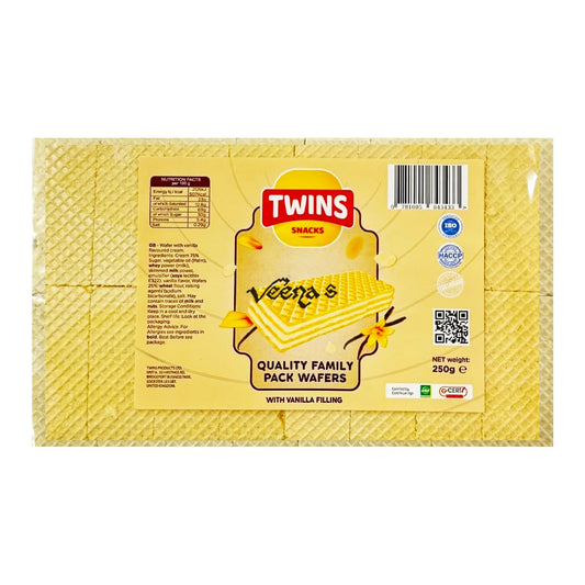 Twins Family Pack Wafers with Vanilla Filling 250g