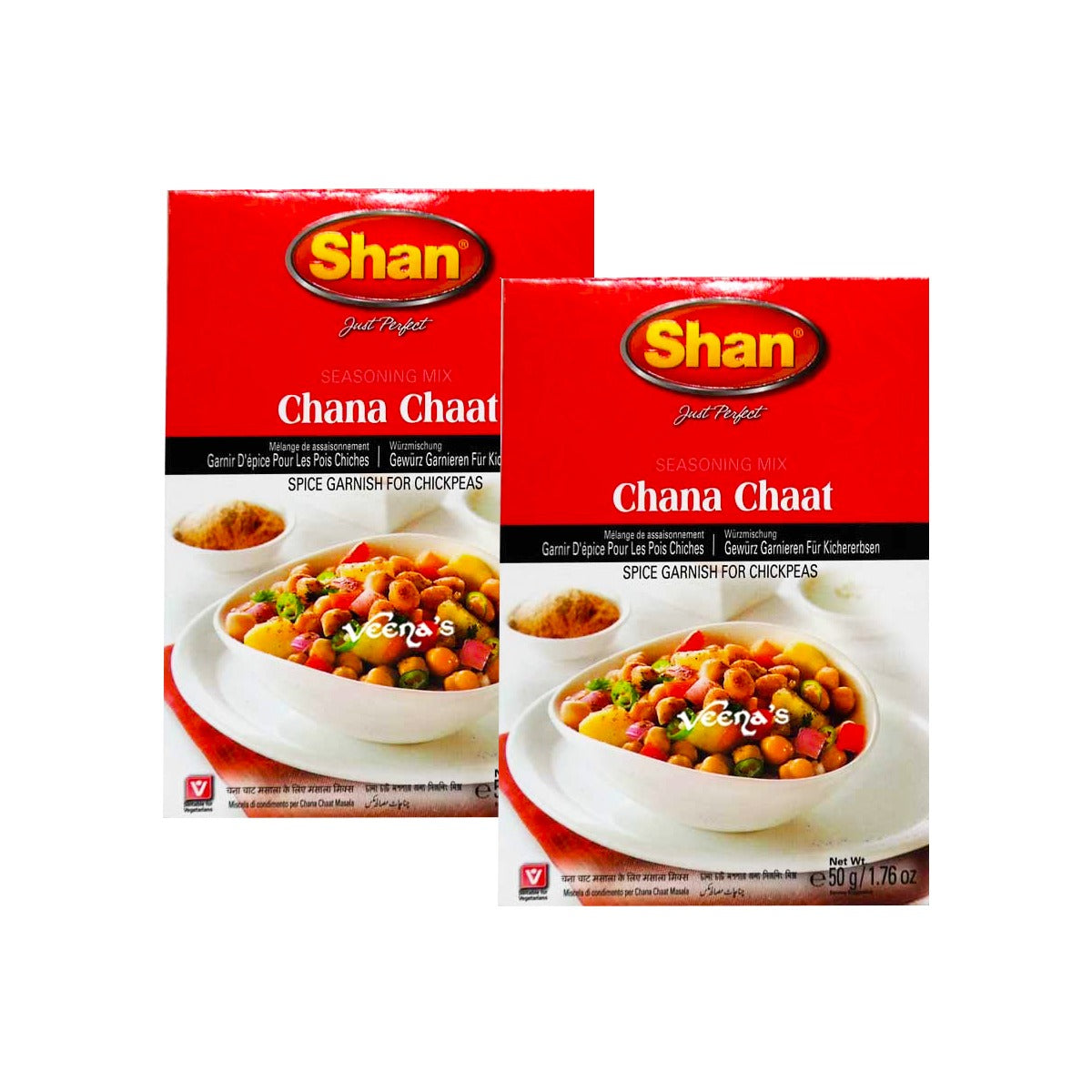 Shan Chaat Chana Mix 50g(Pack of 2) —