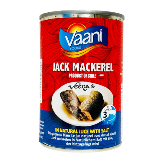 Vaani Jack Mackerel in Natural Juice With Salt 425g
