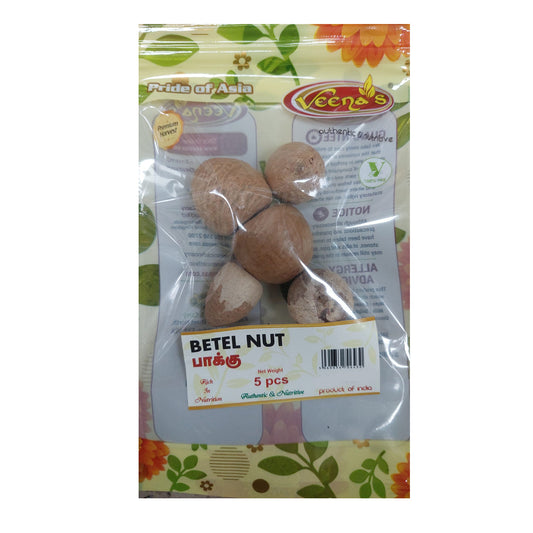 Buy Veena's Betel Nut (5Pcs) at Veenas.com - Online Indian Grocery Store UK
