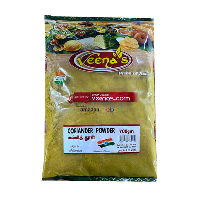 Buy Veena’s Coriander Powder 700g at Veenas.com - Online Indian Grocery Store UK