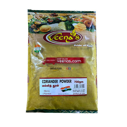 Buy Veena’s Coriander Powder 700g at Veenas.com - Online Indian Grocery Store UK