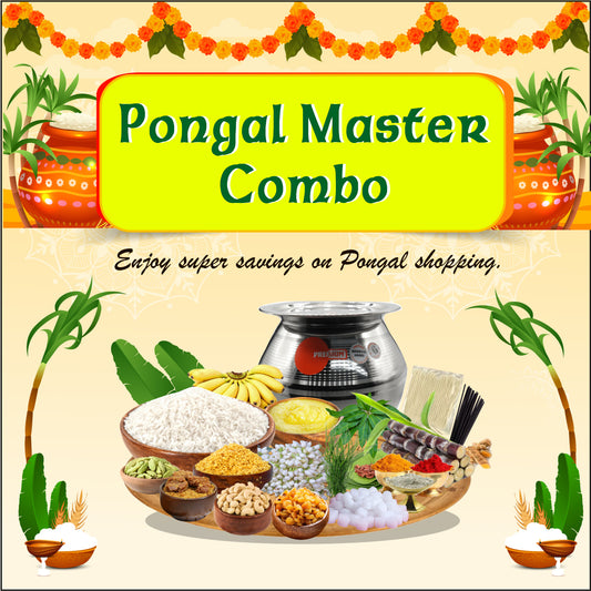 Veena's Pongal Master Combo with Pooja Products