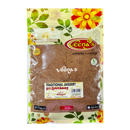 Veena's Traditional Jaggery 400g