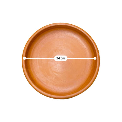 Buy Veena's Clay Plate at Veenas.com - Online Indian Grocery Store UK
