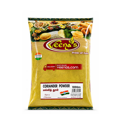 Buy Veena’s Coriander Powder 100g at Veenas.com - Online Indian Grocery Store UK