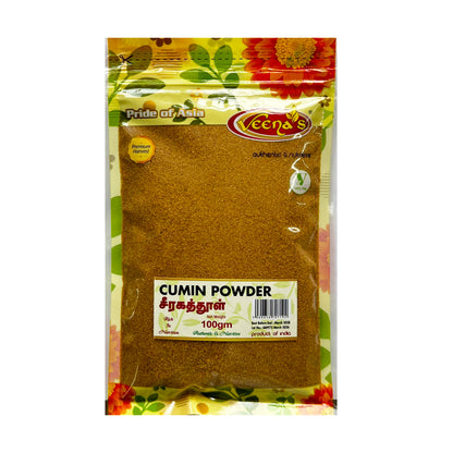 Buy Veena's Cumin Powder 100g at Veenas.com - Online Indian Grocery Store UK