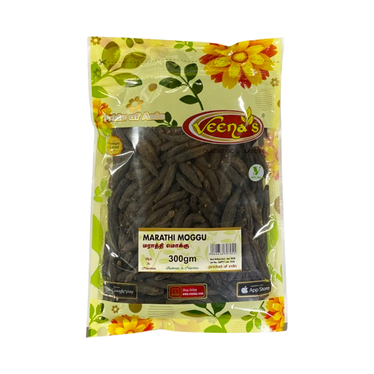 Buy Veenas Marathi Moggu 300g at Veenas.com - Online Indian Grocery Store UK