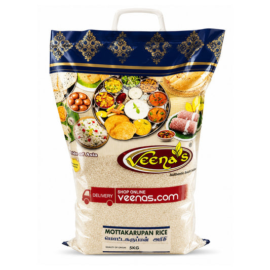 Buy Veena's Mottakarupan Rice 5kg at Desicart.co.uk - Online Indian Grocery Store UK
