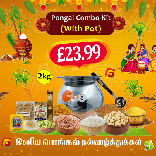 Veena's Pongal Puthinam With (Stainless Steel Pot) 2kg
