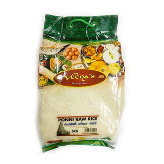 Veena's Ponni Raw Rice (Premium Quality) 5kg
