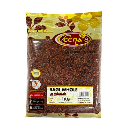 Viena Ragi Buy Veena's Ragi Whole 1kg Online in the UK – veenas.com