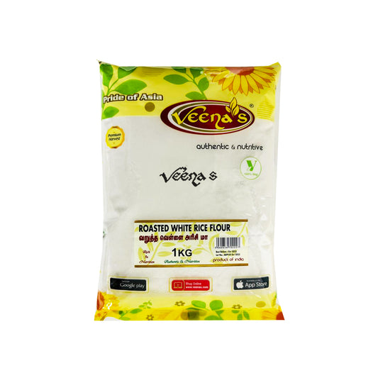 Veena's Roasted White Rice Flour 1kg