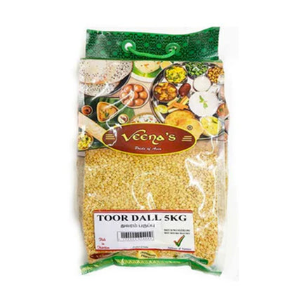 Buy Veena's Toor Dal 5kg at Veenas.com - Online Indian Grocery Store UK
