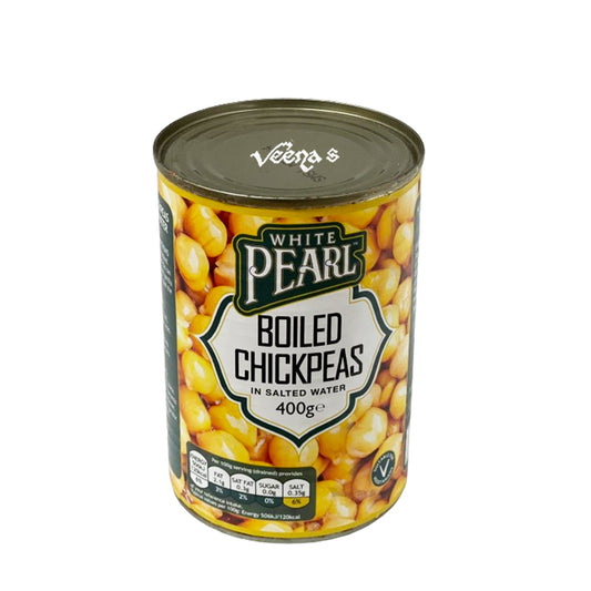 White Pearl Chick Peas (Boiled) 400g