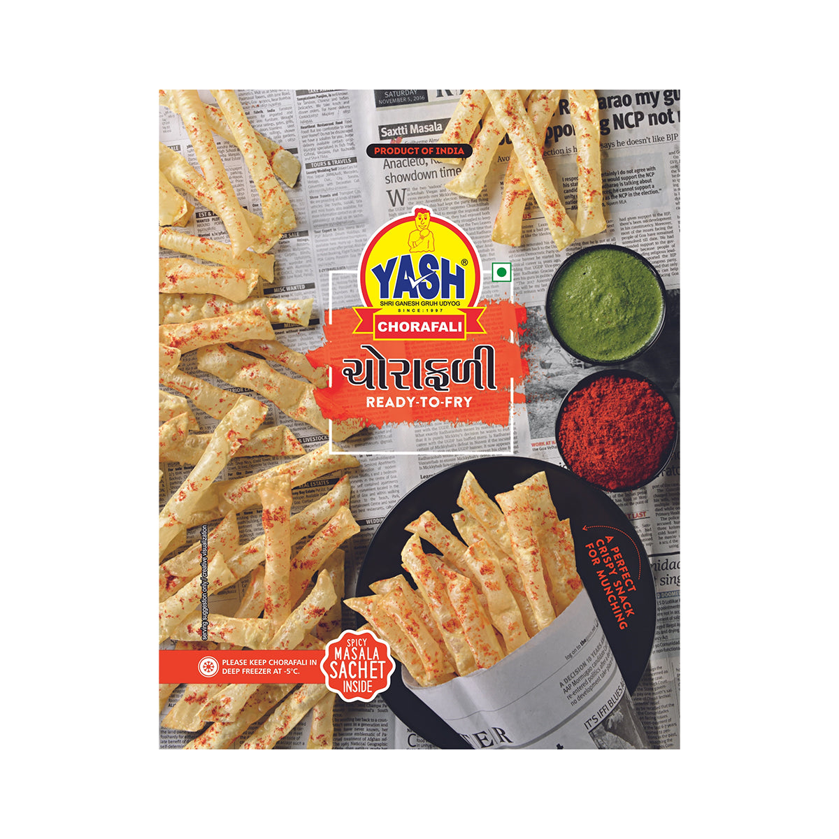 Buy Yash Chorafali 200g at Veenas.com - Online Indian Grocery Store UK
