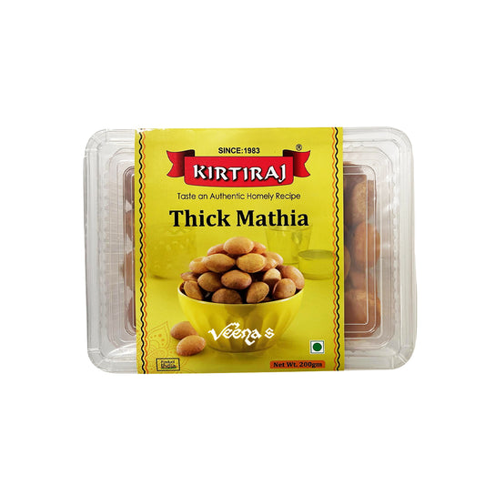 Buy kirtiraj Thick Mathia 200g at Veenas.com - Online Indian Grocery Store UK