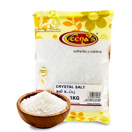 Veena's Rock Salt(Crystal Salt) 1kg