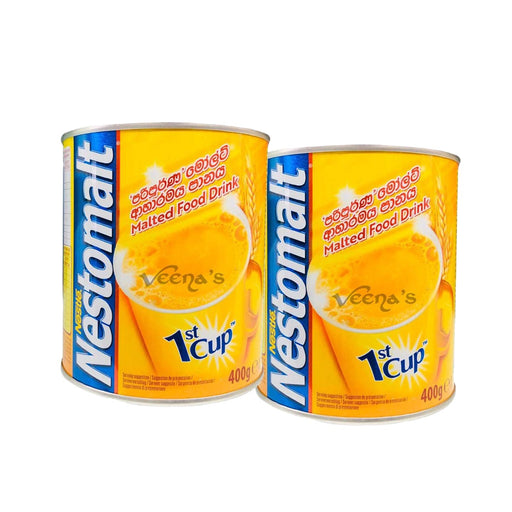 Nestle Nestomalt Malted Food Drink 400g (Pack of 2) 