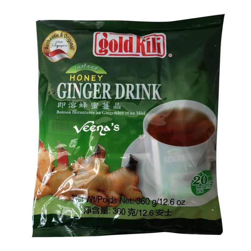 Buy Gold Kili Honey Ginger Drink 360G at Veenas.com - Online Indian Grocery Store UK