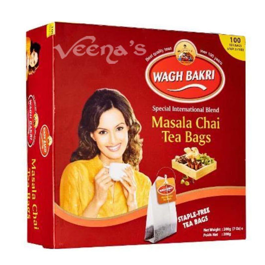 Wagh Bakri Masala Chai Tea Bags (100's) 200gms