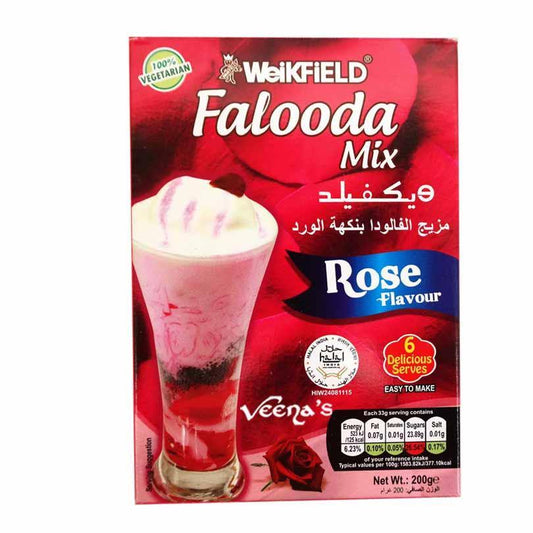 Weikfield Falooda Mix Rose 200g - veenas.com