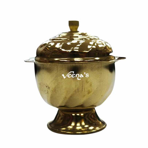 Brass Kum Kum Pot / Kunguma Chimizh - veenas.com