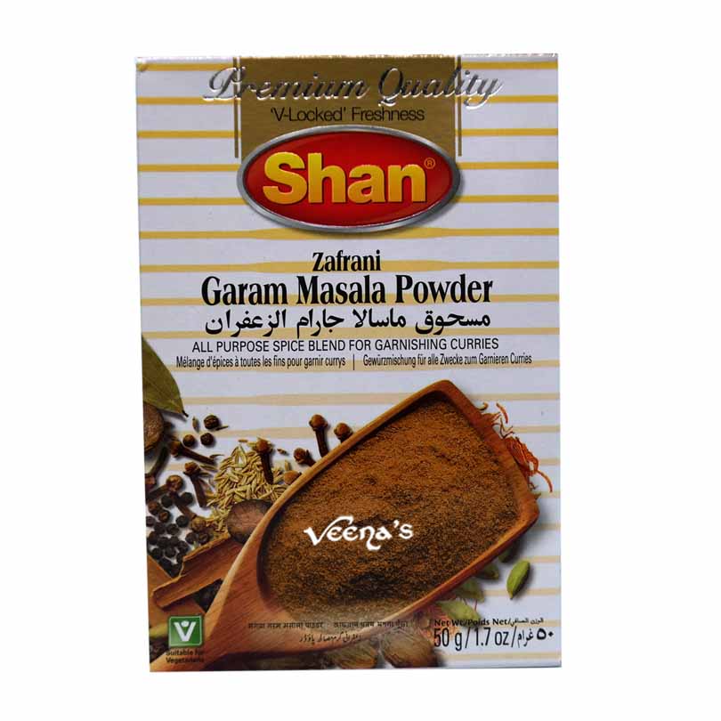 Buy Shan Zafrani Garam Masala 50G at Veenas.com - Online Indian Grocery Store UK