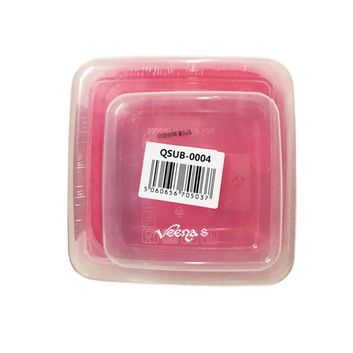 Buy 2Pcs Fresh Box Set PP-Material Capacity 1100ml 2000ml QSUB-0004 at Veenas.com - Online Indian Grocery Store UK