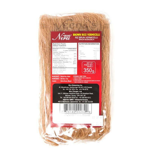 Niru Rice Vermicelli Brown 350g 