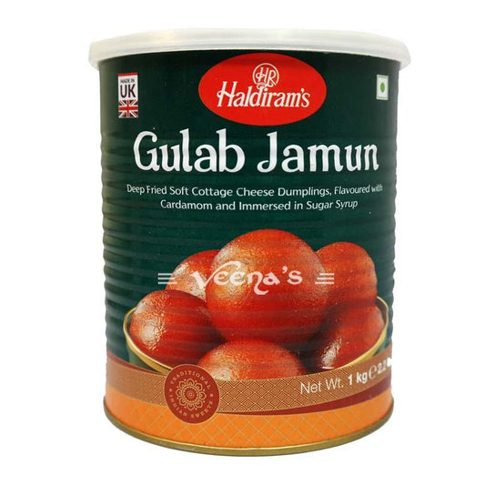 Haldiram's Gulab Jamun 1kg(Tin Ready To Eat)