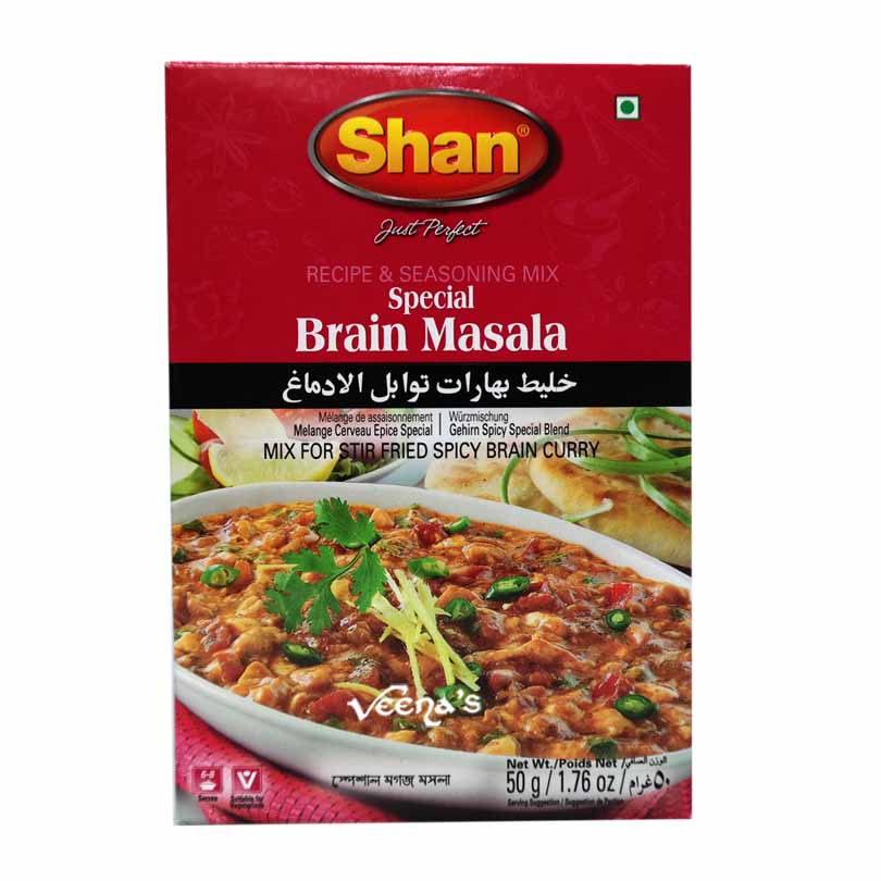 Buy Shan Brain Masala 50G at Veenas.com - Online Indian Grocery Store UK