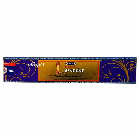 Satya Sai Nagchampa Lavender Incense 15G - veenas.com