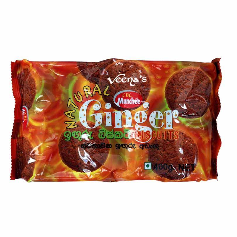 Munchee Ginger Biscuits 400gm - veenas.com