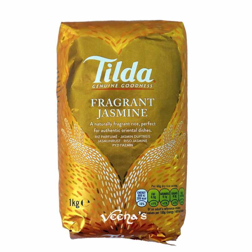 Buy Tilda Thai Fragrant Jasmine Rice 1kg at Veenas.com - Online Indian Grocery Store UK
