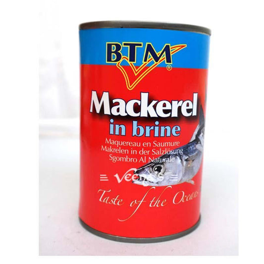 BTM Mackerel In Brine 425g