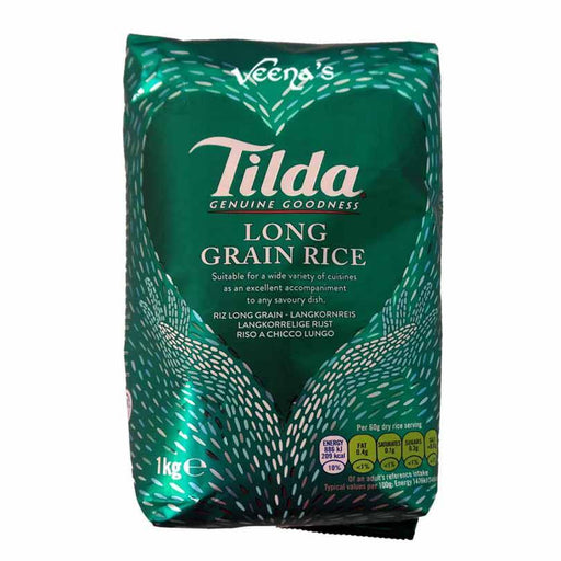 Tilda Long Grain Rice 1kg - veenas.com