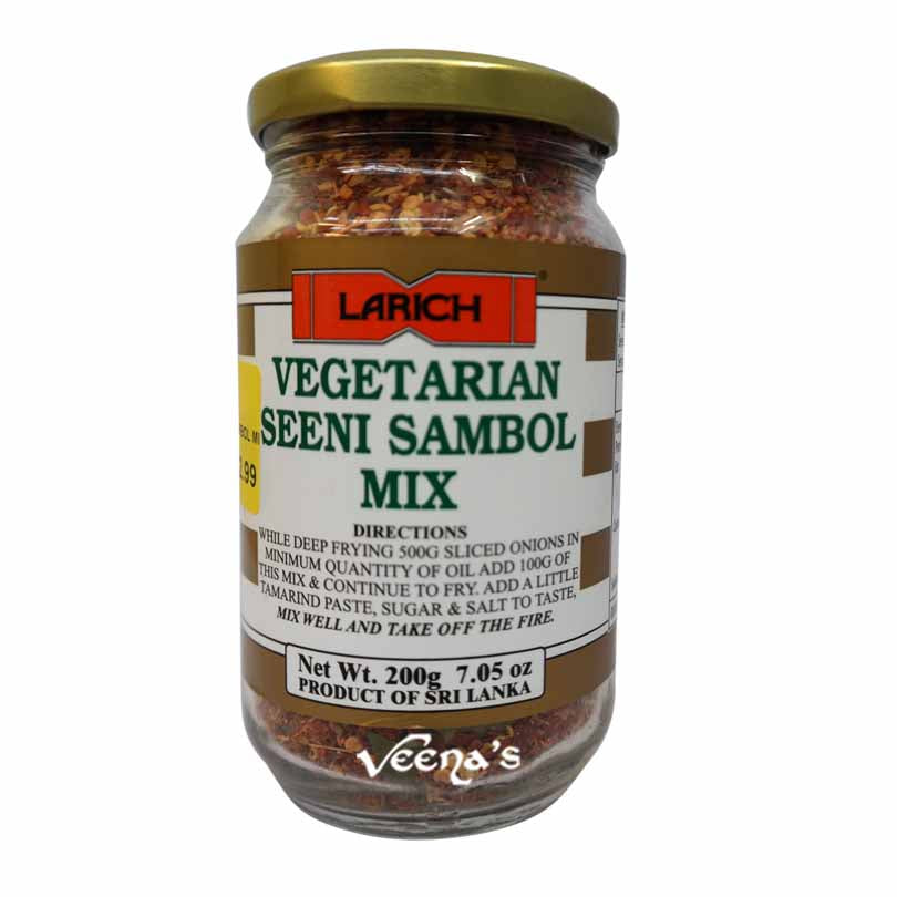 Buy Larich Seeni Sambol (Veg) 200g at Veenas.com - Online Indian Grocery Store UK