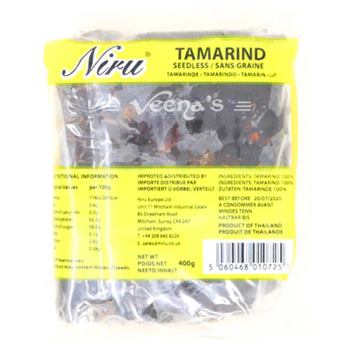 Niru Tamarind Seedless 400g