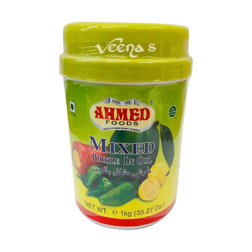 Buy Ahmed Mixed Pickle in Oil 1kg at Veenas.com - Online Indian Grocery Store UK
