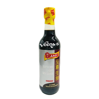 Buy Amoy Supreme Light Soy Sauce 500ml  at Veenas.com - Online Indian Grocery Store UK