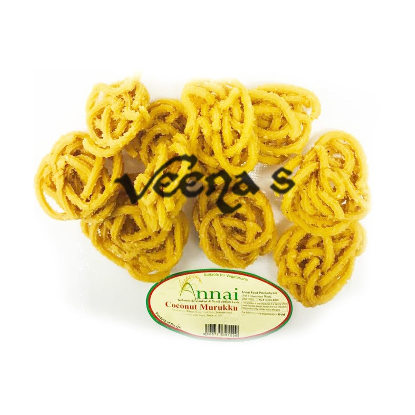 Buy Annai Coconut Murukku 150g at Veenas.com - Online Indian Grocery Store UK
