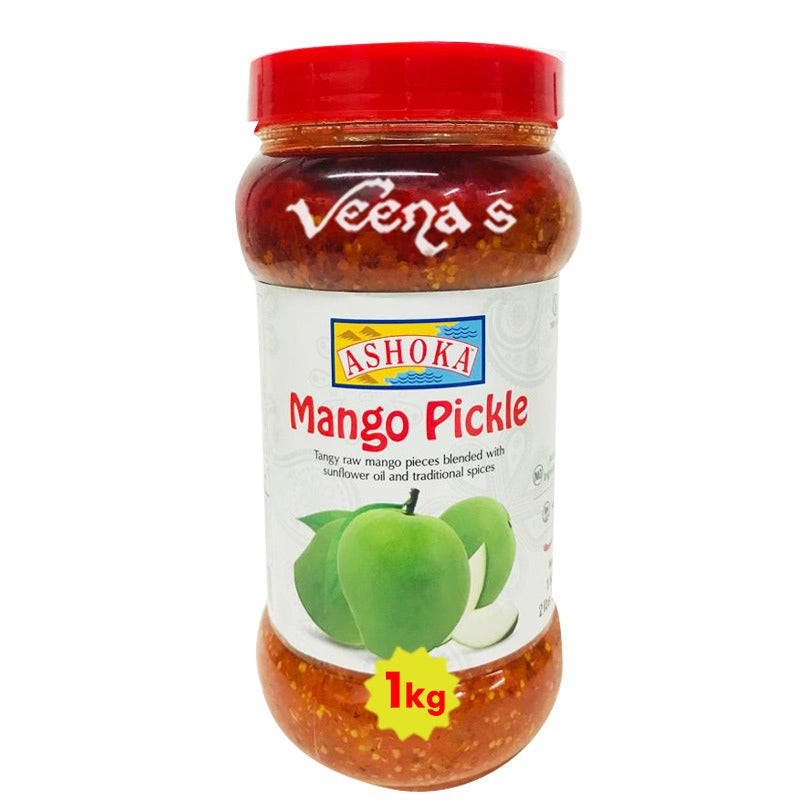 Buy Ashoka Pickle Mango 1kg at Veenas.com - Online Indian Grocery Store UK