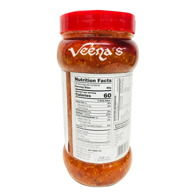 Buy Ashoka Pickle Mango 1kg at Veenas.com - Online Indian Grocery Store UK