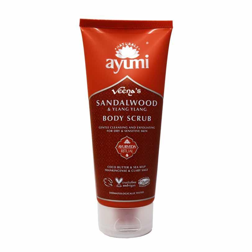 Buy Ayumi Sandalwood Body Scrub 200ml at Veenas.com - Online Indian Grocery Store UK
